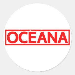 Adesivo Redondo Carimbo Oceana