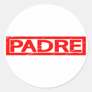 Adesivo Redondo Carimbo padre