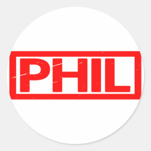 Adesivo Redondo Carimbo Phil