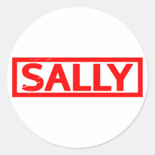 Adesivo Redondo Carimbo Sally