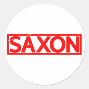 Adesivo Redondo Carimbo Saxon