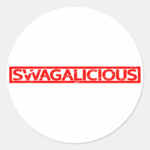 Adesivo Redondo Carimbo Swagalicious