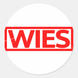 Adesivo Redondo Carimbo Wies