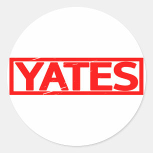 Adesivo Redondo Carimbo Yates