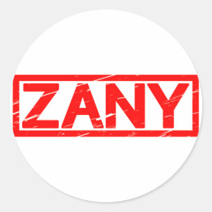 Adesivo Redondo Carimbo Zany