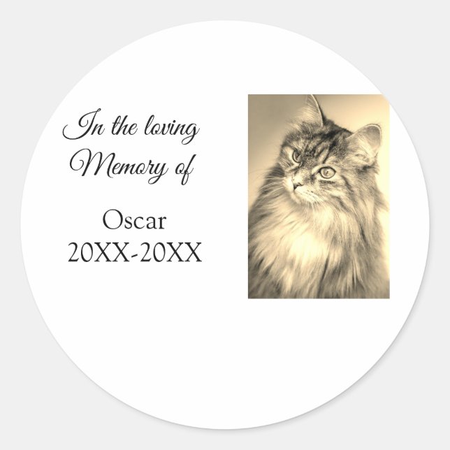 Adesivo Redondo carinhosa memorial keephofunerário adicionar nome  (Frente)