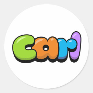 Adesivo Redondo Carl