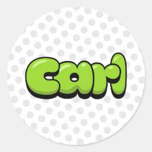 Adesivo Redondo Carl