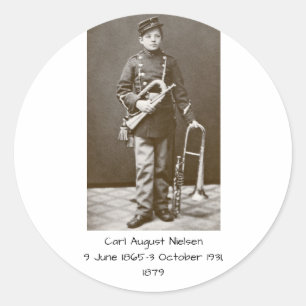 Adesivo Redondo Carl August Nielsen 1879