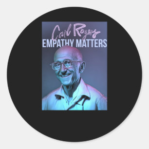Adesivo Redondo Carl Rogers Empathy S Sticker