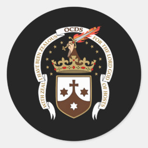 Adesivo Redondo Carmelite Secular