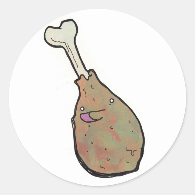 Adesivo Redondo carne da perna (Frente)