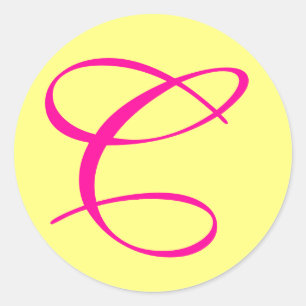 ADESIVO REDONDO CARNE DE PINCO QUENTE E SÊMBOLO C DE SORVETE