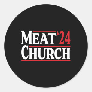 Adesivo Redondo Carne Igreja 24 Bbq