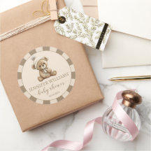 Carneiros redondos de chá de fraldas do urso bege