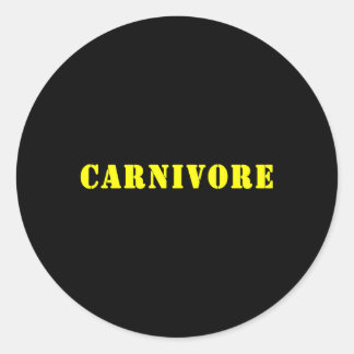 Adesivo Redondo Carnivore
