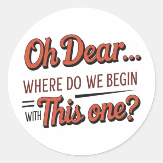 Adesivo Redondo Caro Sticker