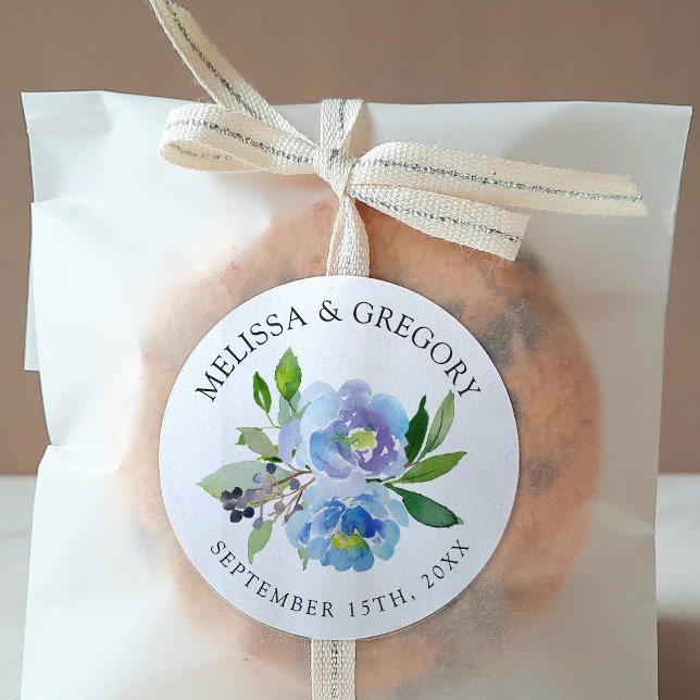 Adesivo Redondo Carolina Bloom | Wild Floral Wedding (Criador carregado)