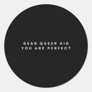 Adesivo Redondo Caros Crianças Filas Trans Gay Rights Lgbtq+ Orgul