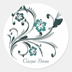 Adesivo Redondo Carpe Diem