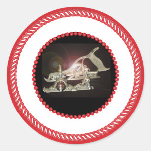 Adesivo Redondo Carpenter Tool Jesse Tree Sticker