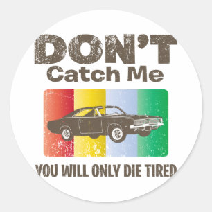 Adesivo Redondo Carregador de 1969 Dodge Hemi