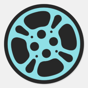 Adesivo Redondo Carretel de filme/etiqueta carretel do filme