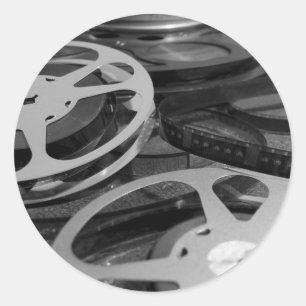 Adesivo Redondo Carretel de filme/etiqueta carretel do filme