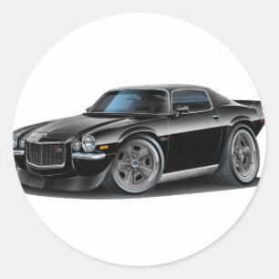 Adesivo Redondo Carro 1970-73 preto de Camaro