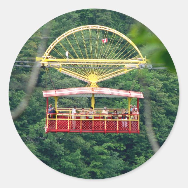 Adesivo Redondo Carro Aero Whirlpool: Cataratas Niágara (Frente)