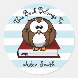 Adesivo Redondo Carroça Whimsical E Livro