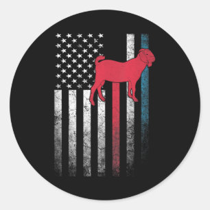Adesivo Redondo Carroçaria Fazenda 4 de julho Bandeira Americana