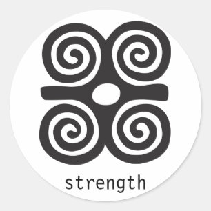 Adesivo Redondo Cartão de Dwennimmen