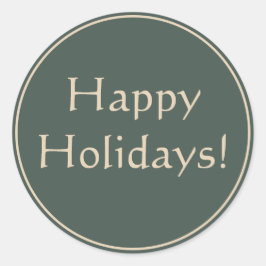 Adesivo Redondo Cartão de Festividades