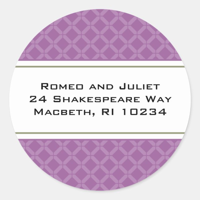 Adesivo Redondo Cartão de Registro Flora Bee (Frente)