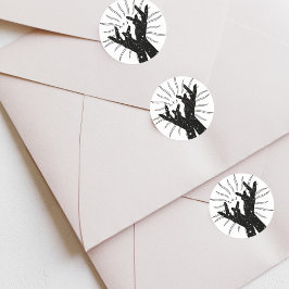 Adesivo Redondo Cartas de Tarot | Chá de Panela | Casamento | Mode