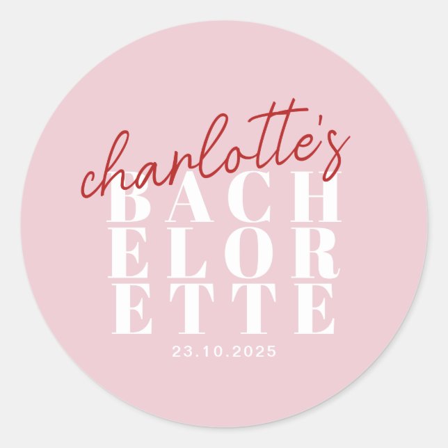 Adesivo Redondo Cartaz (Frente)