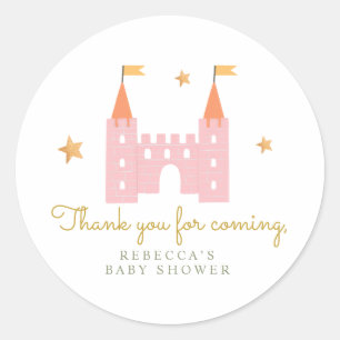 Adesivo Redondo Cartaz da Princesa Dragão e Presente