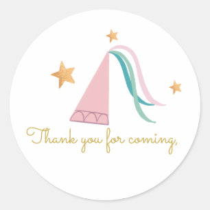 Adesivo Redondo Cartaz da Princesa Dragão e Presente