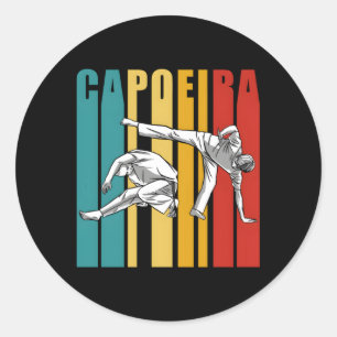 Adesivo Redondo Cartaz de treinamento em cartazes brasileiros