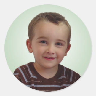 Adesivo Redondo Cartaz do Caleb