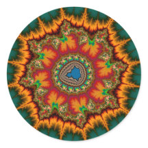 Cartaz do Fractal Mandelbrot Verde