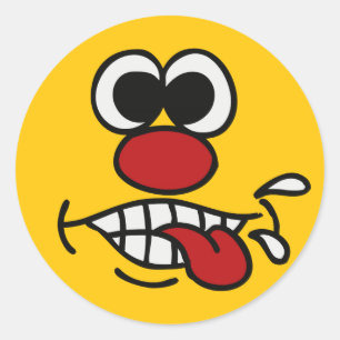 Adesivo Redondo Cartazes personalizados e engraçados