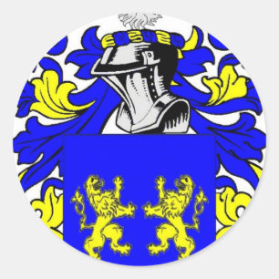 Adesivo Redondo Carter Casaco of Arms