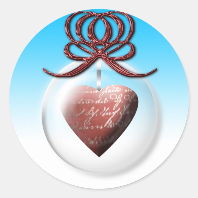 Adesivo Redondo Cartões de Natal Feriados (Frente)