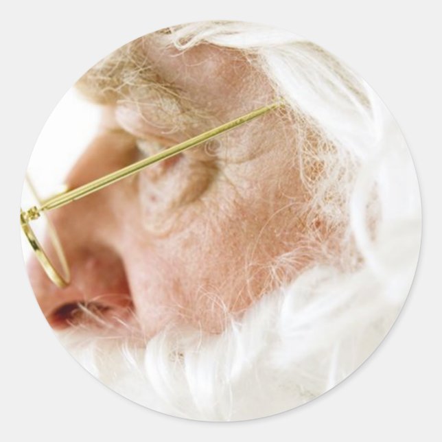 Adesivo Redondo Cartões de saudação Nicholas, Cartões postais, ade (Frente)