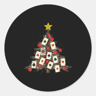 Adesivo Redondo Cartões Ker Árvore de Natal Jogos Divertidos Natal