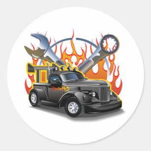 Adesivo Redondo Cartografia a quente