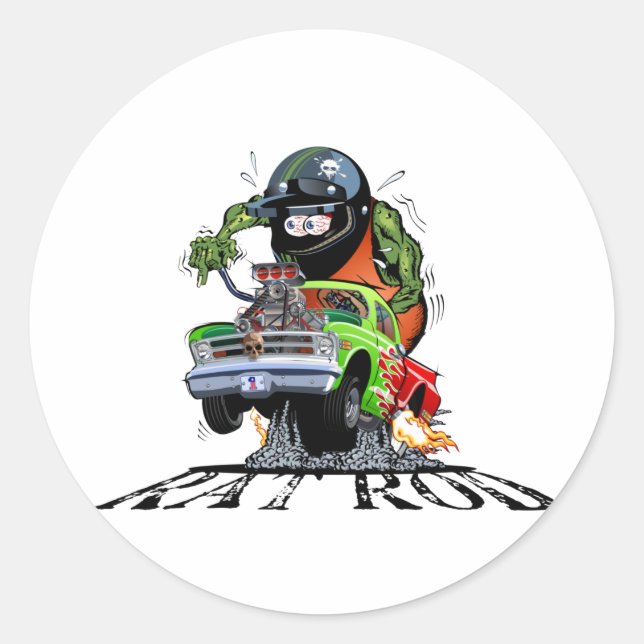 Adesivo Redondo Cartografia a quente (Frente)