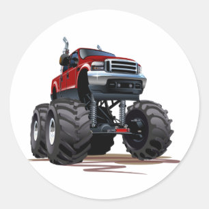 Adesivo Redondo Cartoon